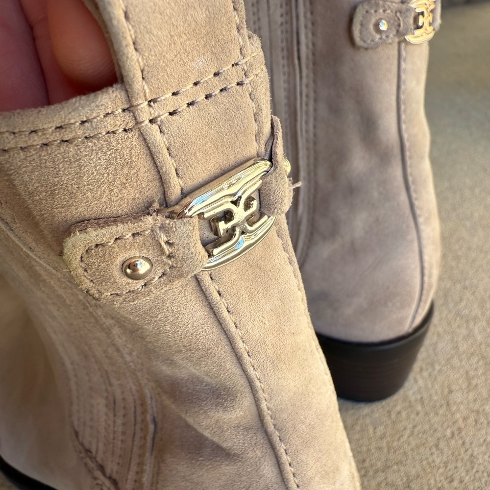 Sam Edelman Bronson bootie Gray western Size 6.5 Western boots, suede style - Picture 7 of 10